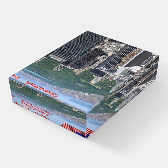 New York City - Manhattan & Central Park - USA - Paperweight (Angled)
