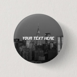 New York City Manhattan Empire State Building Button