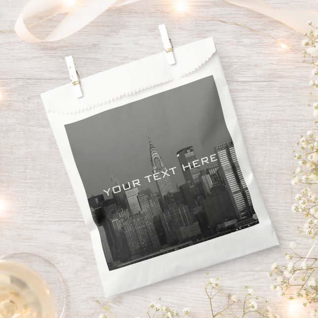 New York City Manhattan Empire State Building Favo Favor Bag (Clipped)