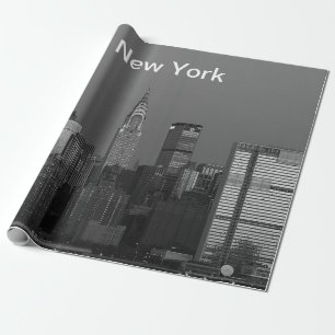 New York City Manhattan Empire State Building Wra Wrapping Paper