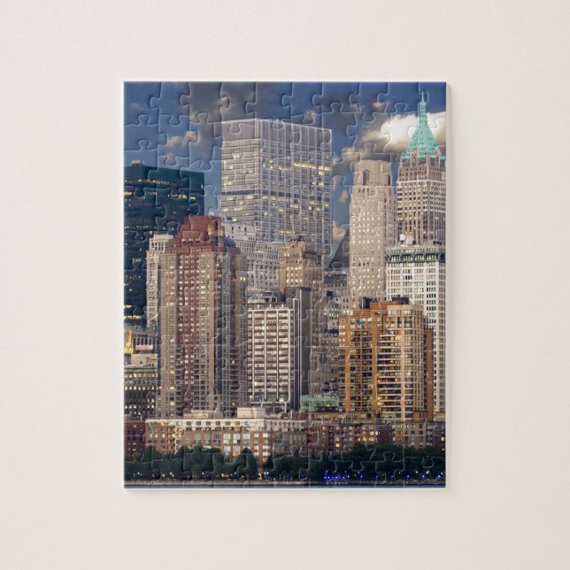 New York City Manhattan Jigsaw Puzzle (Vertical)