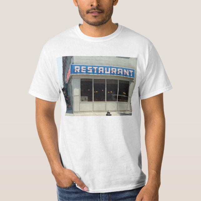 New York City Manhattan Restaurant T-Shirt (Front)