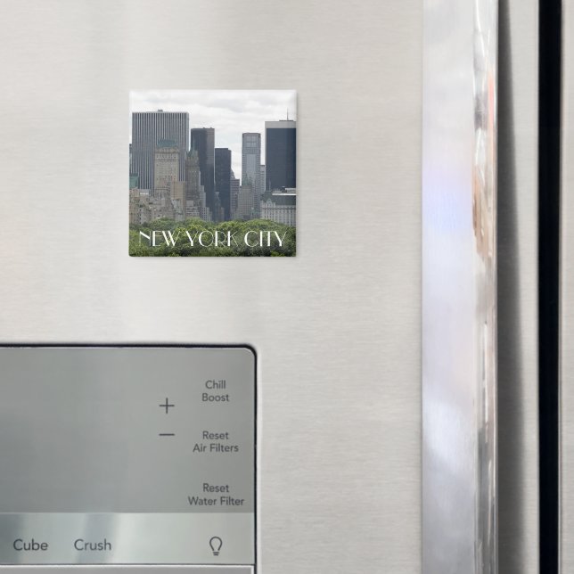 New York City Manhattan Skyline Magnet (In Situ (Fridge))