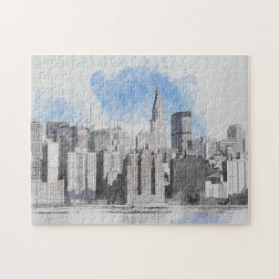 New York City Manhattan Skyline – NYC Travel Jigsaw Puzzle