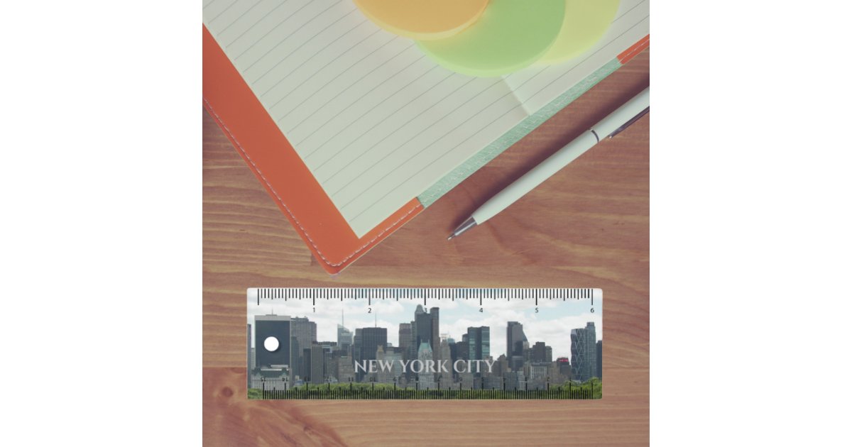 New York City Manhattan Skyline Ruler | Zazzle