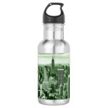 New York City - Manhattan - Vintage Stainless Steel Water Bottle at Zazzle