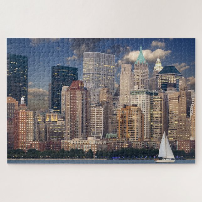 New York City Manhatten Jigsaw Puzzle (Horizontal)