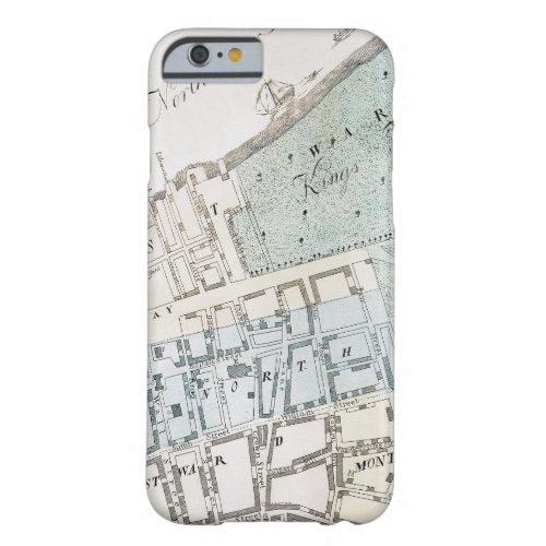 New York City Map 1728 Barely There iPhone 6 Case