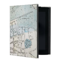 New York City Map, 1728 iPad Case