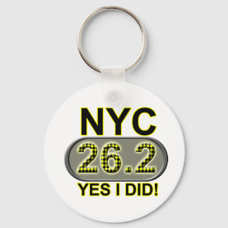 New York City Marathon Keychain
