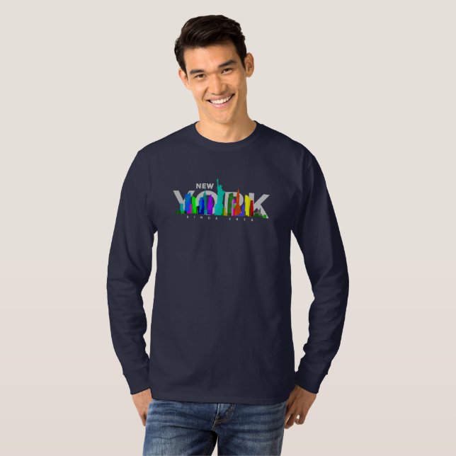 New York City | Men's Long Sleeve T-Shirt (Front Full)