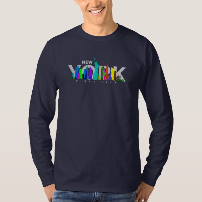 New York City | Men's Long Sleeve T-Shirt (Front)