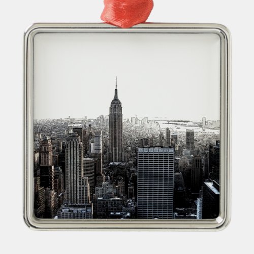 New York City Metal Ornament