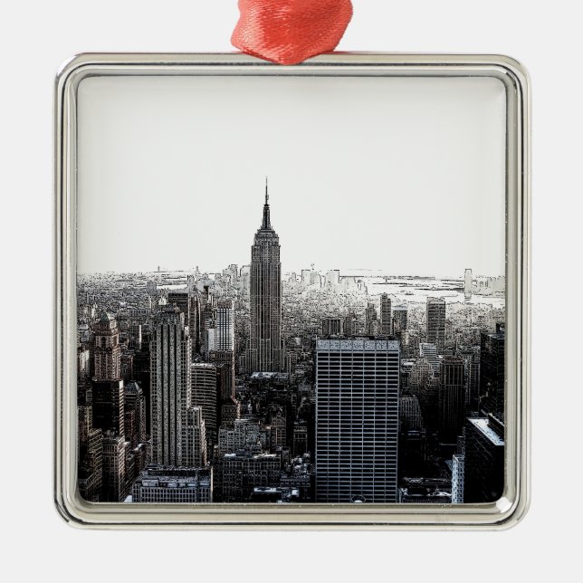 New York City Metal Ornament (Front)
