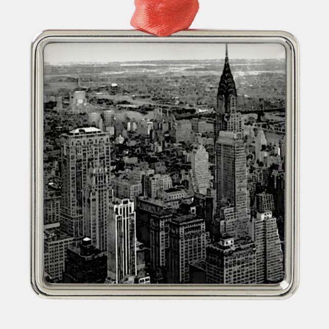 New York City Metal Ornament (Front)
