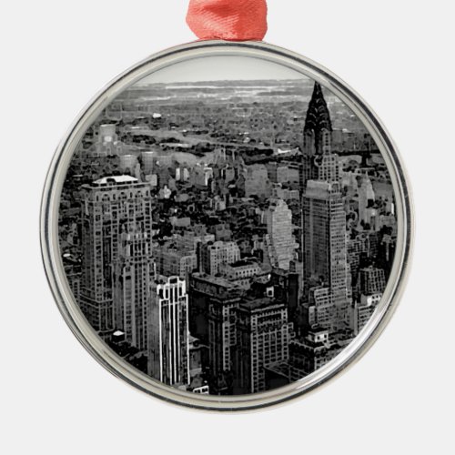 New York City Metal Ornament