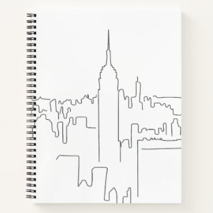 New York City Minimal Line Notebook