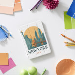 New York City Minimalist Vintage Travel  iPad Mini Cover<br><div class="desc">New York City Minimalist Vintage Travel iPad Mini Case – Retro NYC Skyline Design Carry a piece of New York City everywhere you go with this Minimalist Vintage Travel iPad Mini Cover. Featuring a sleek retro skyline design, this durable case blends timeless urban style with modern device protection. Perfect for...</div>