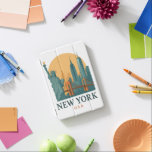 New York City Minimalist Vintage Travel  iPad Mini Cover<br><div class="desc">New York City Minimalist Vintage Travel iPad Mini Case – Retro NYC Skyline Design Carry a piece of New York City everywhere you go with this Minimalist Vintage Travel iPad Mini Cover. Featuring a sleek retro skyline design, this durable case blends timeless urban style with modern device protection. Perfect for...</div>