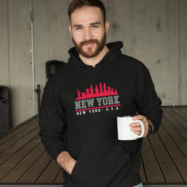 New York City Modern Skyline Hoodie (Creator Uploaded)