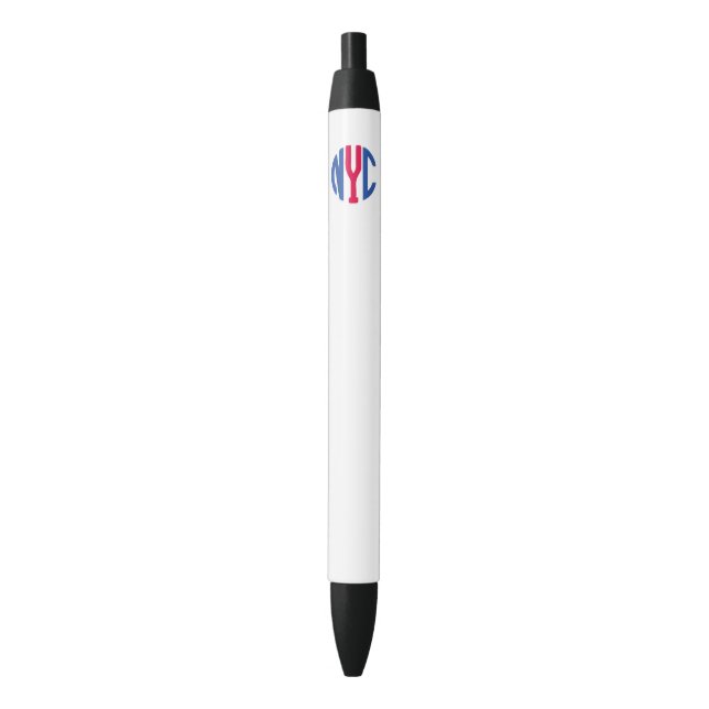 New York City monogram Pen (Front Vertical)