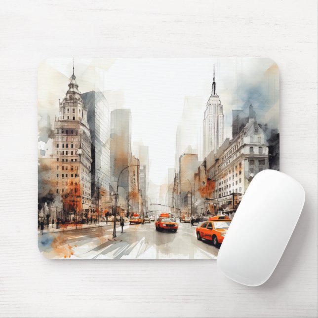 New York City Mouse Pad (With Mouse)