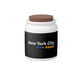 New York City, New York Candy Jar
