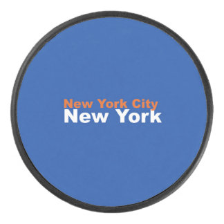 New York City, New York Hockey Puck
