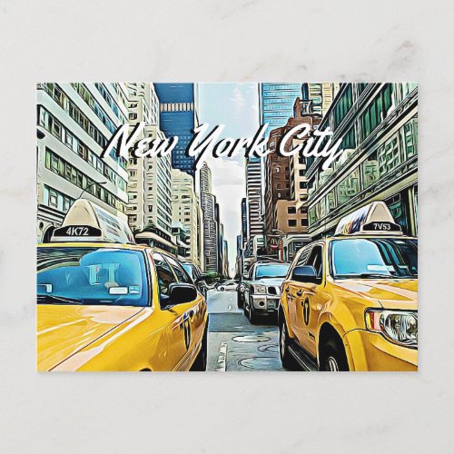 New York City New York Memorabilia Keepsake Postcard