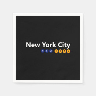 New York City, New York Paper Napkins