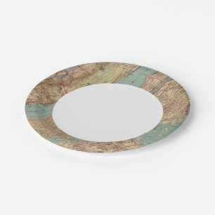New York City, New York Paper Plates