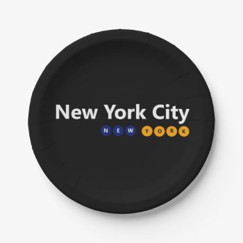 New York City  New York Paper Plates by kfleming1986 at Zazzle