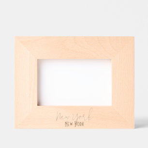 New York City, New York Souvenir Engraved Frames