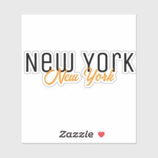New York City, New York Souvenir Sticker