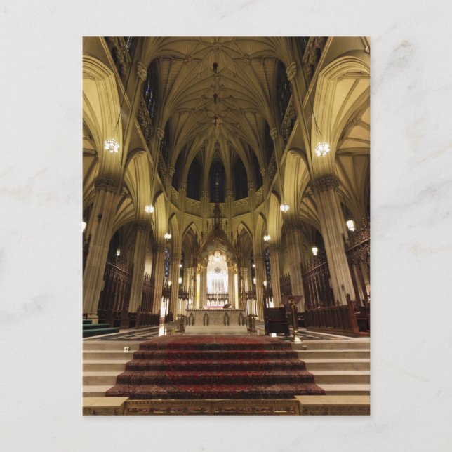 New York City, New York, USA. Saint Patricks 3 Postcard (Front)