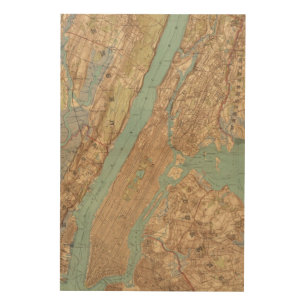 New York City, New York Wood Wall Decor