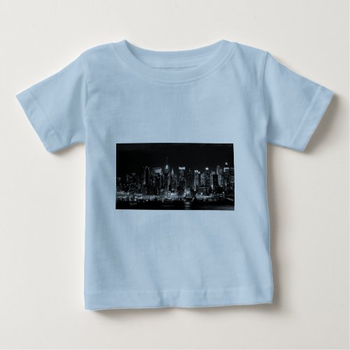 New York City Night Baby T_Shirt