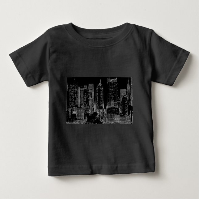New York City Night Baby T-Shirt (Front)