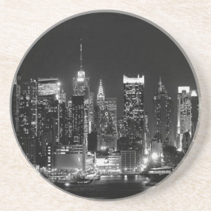 New York City Night Drink Coaster