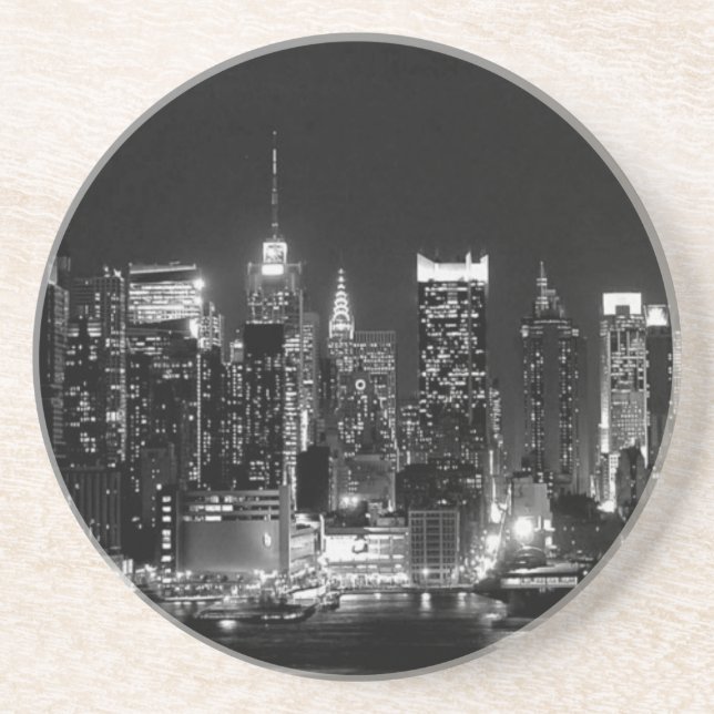 New York City Night Drink Coaster (Front)