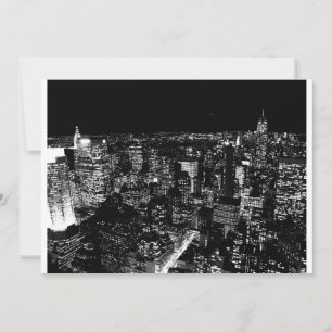 New York City Night Invitation