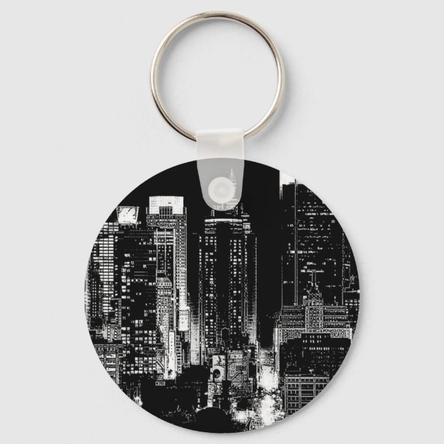 New York City Night Keychain (Front)