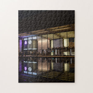 New York City Night Lincoln Center NYC Photography Jigsaw Puzzle