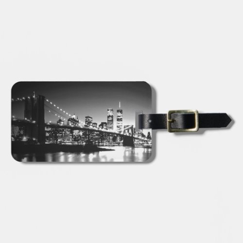 New York City Night Luggage Tags