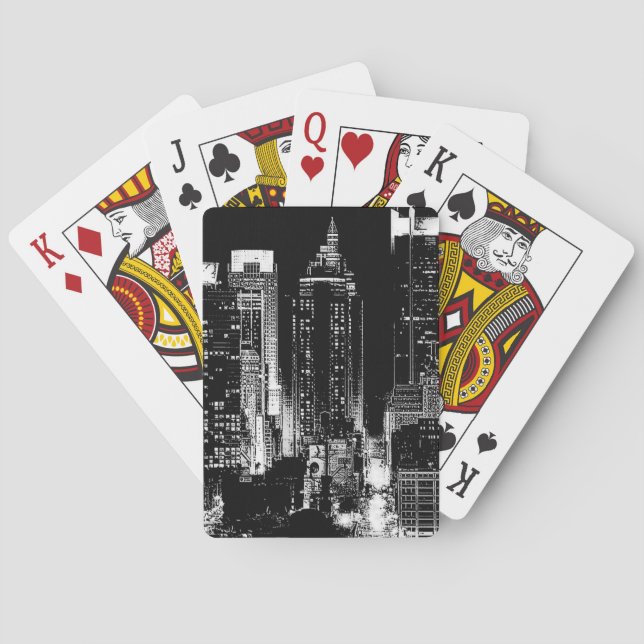 New York City Night Poker Cards (Back)