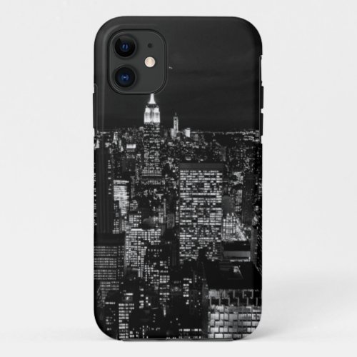 New York City Night Skyline iPhone 11 Case