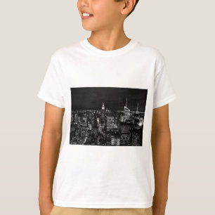 New York City Night Skyline T-Shirt