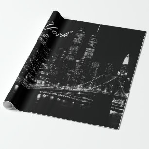 New York City Night Wrapping Paper