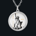 New York City Ny Nyc Statue of Liberty Silver Plated Necklace<br><div class="desc">New York City Ny Nyc Statue of Liberty</div>