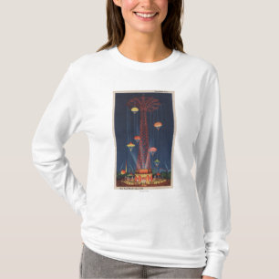 New York City, NY - Parachute Jump at World's T-Shirt